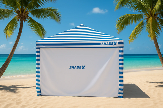 beach shade cabana sidewall attachment